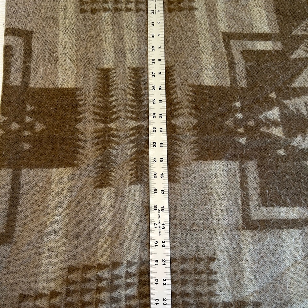 Motivi scarf brown Italian Southwestern fringe - Picture 7 of 9